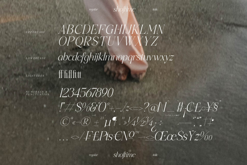 shoftime-typeface