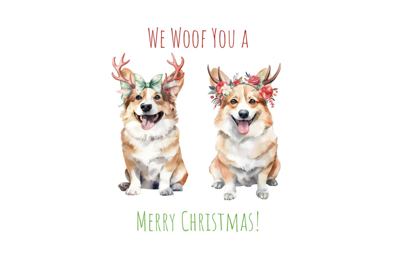 watercolor-christmas-corgi-clipart-xmas-dogs-clip-art