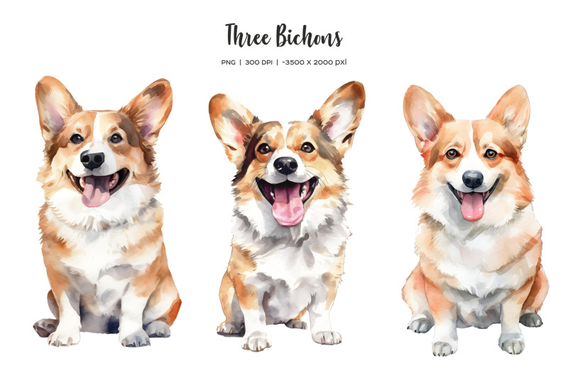 watercolor-christmas-corgi-clipart-xmas-dogs-clip-art