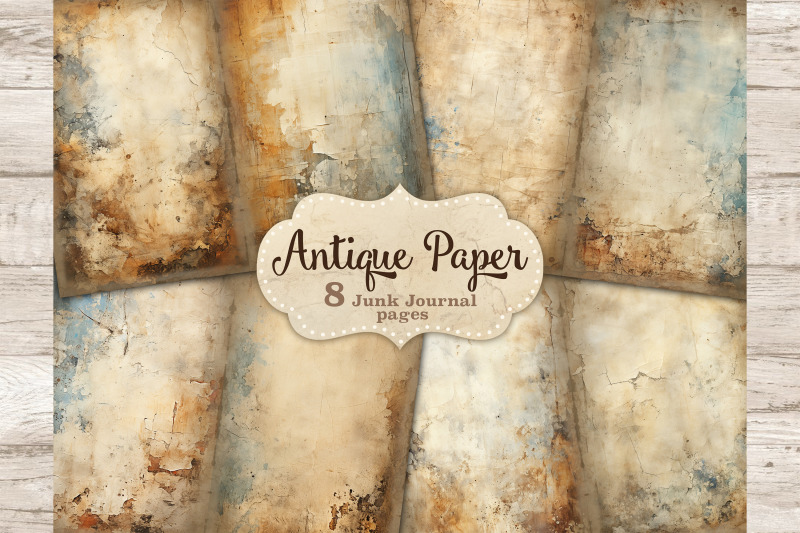 antique-paper-junk-journal-pages-vintage-journal-card