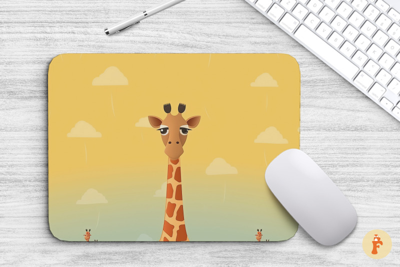 mouse-pad-cute-giraffe