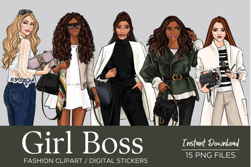 girl-boss-fashion-clipart-png-planner-stickers