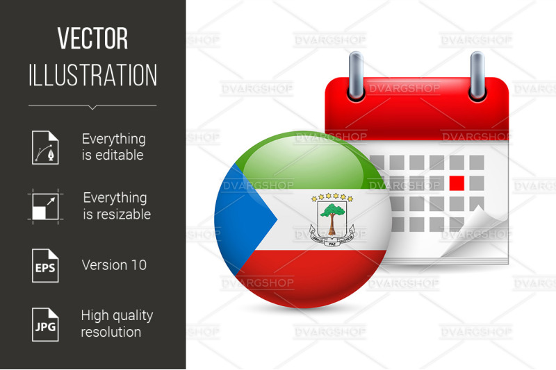 icon-of-national-day-in-equatorial-guinea