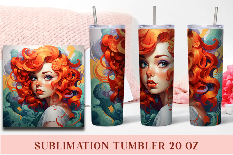 anime-girl-tumbler-sublimation-tumbler-wrap