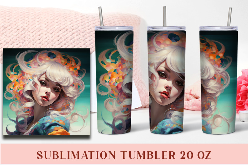 anime-girl-tumbler-sublimation-tumbler-wrap