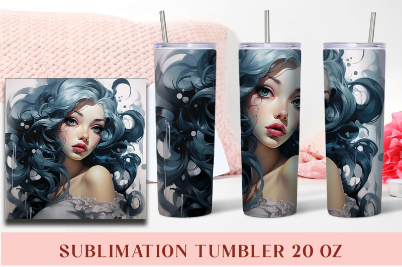 anime-girl-tumbler-sublimation-tumbler-wrap