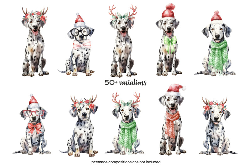 watercolor-christmas-dalmatian-clipart-xmas-dogs-clip-art