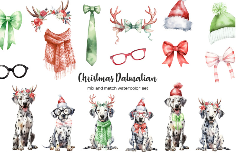 watercolor-christmas-dalmatian-clipart-xmas-dogs-clip-art