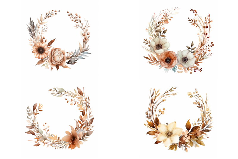 boho-floral-wreaths