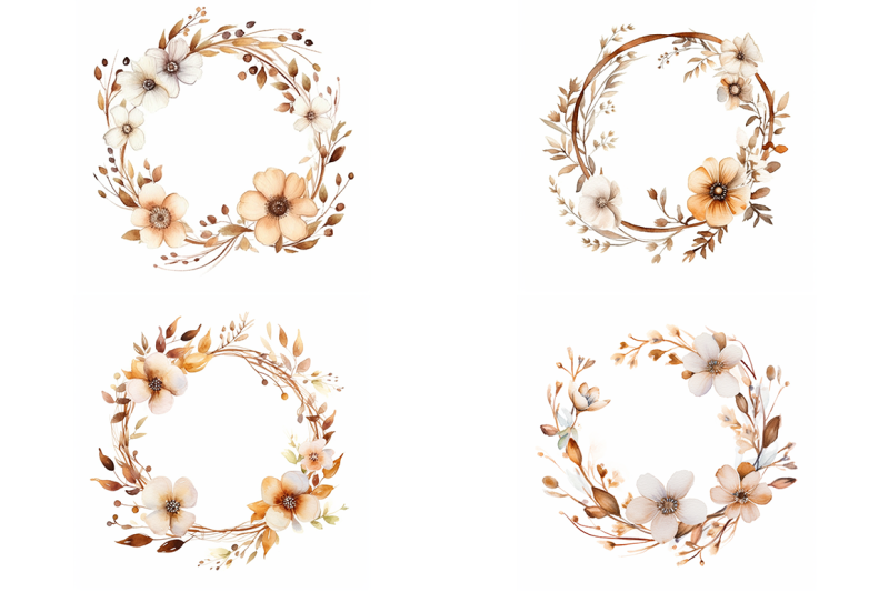 boho-floral-wreaths