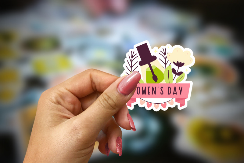 women-039-s-day-bundle-stickers-cards-clipart-bundle