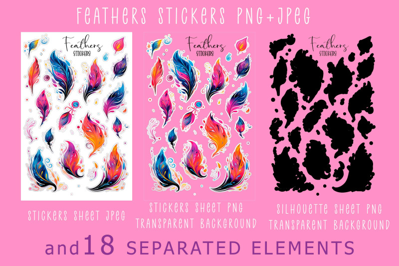 feathers-stickers-png-jpeg-cricut-silhouette-files