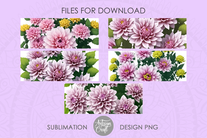 3d-dahlias-mug-sublimation-designs-3d-flowers-11oz-mug-pink-flowers