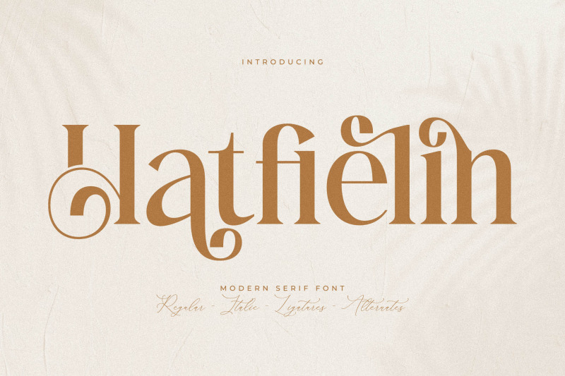 hatfielin-typeface