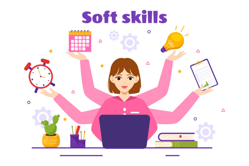 15-soft-skills-vector-illustration