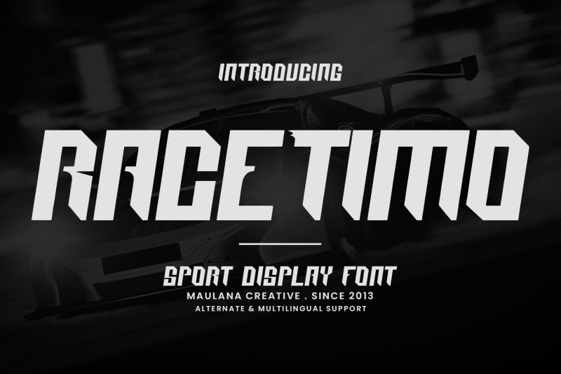 race-timo-sport-display-font