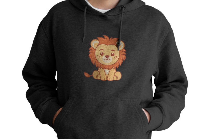 cute-kawaii-lion-embroidery-design