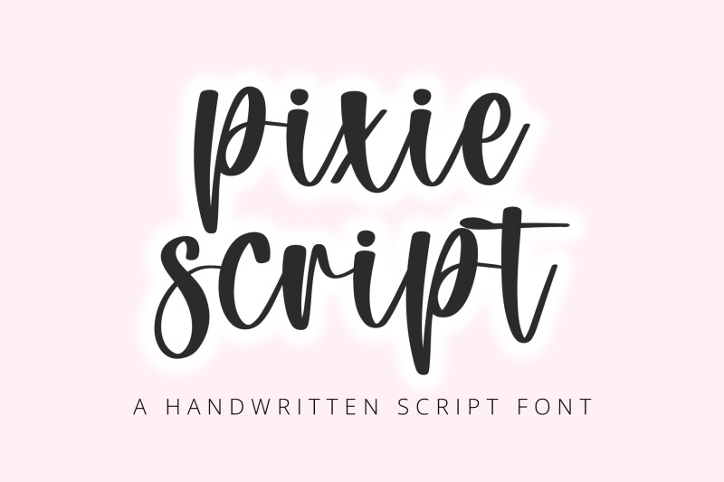 pixie-script-a-handwritten-script-font