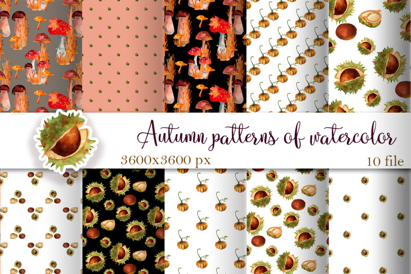 pumpkins-amp-fall-digital-papers-autumn-patterns-backgrounds