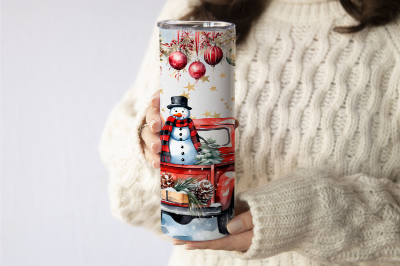 winter-tumbler-wrap-design-christmas-snowman-sublimation-png