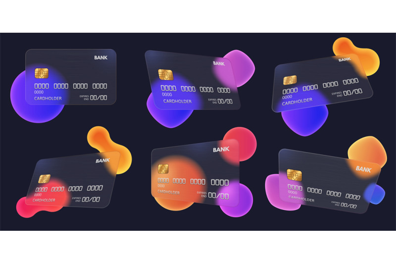 transparent-bank-card-abstract-glass-credit-card-template-with-blurre