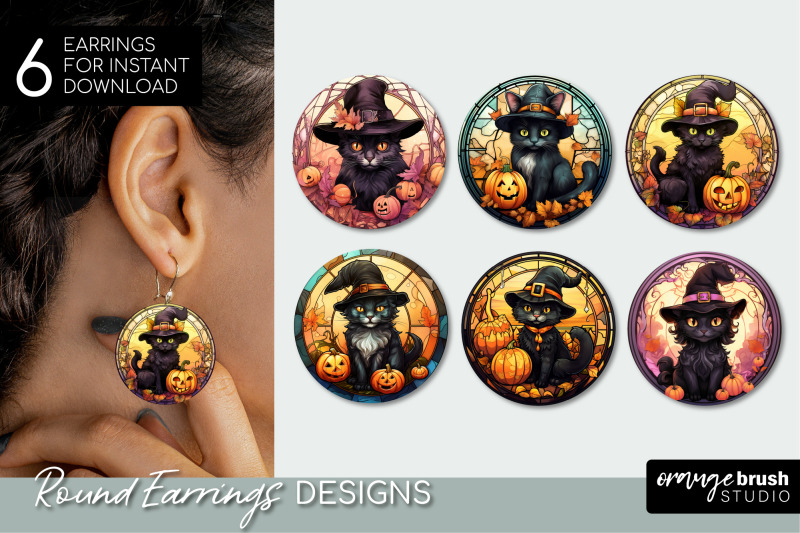 halloween-cat-stained-glass-earrings-sublimation-bundle