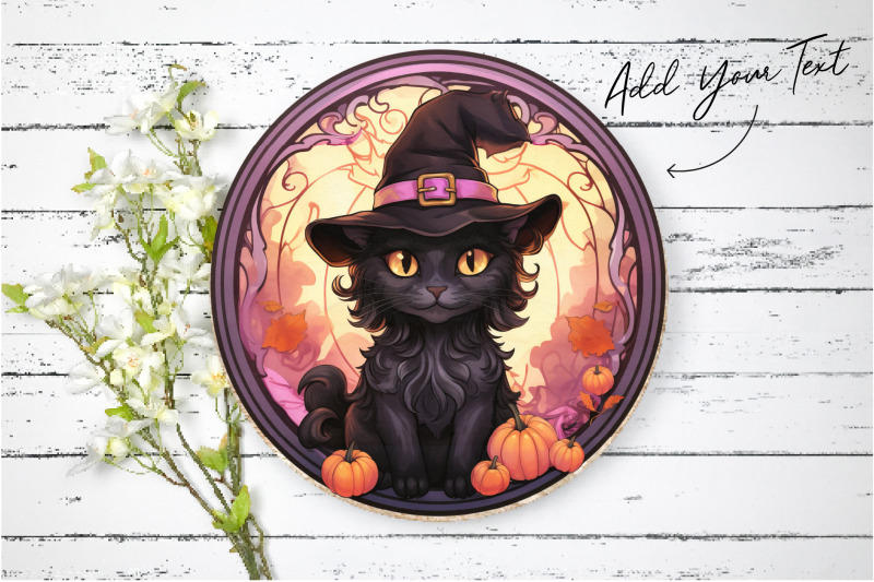 halloween-cat-stained-glass-round-png-sublimation-bundle