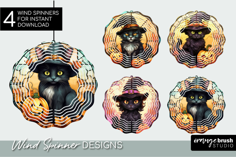 black-cat-stained-glass-sublimation-halloween-wind-spinner