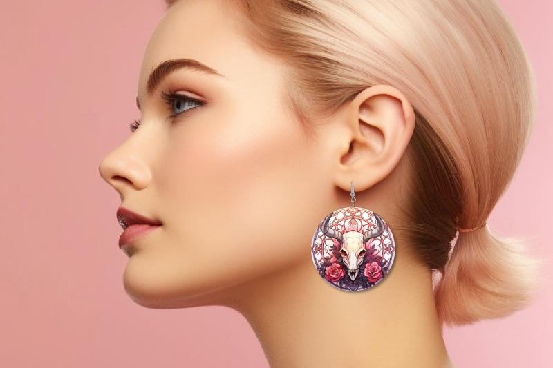halloween-skull-png-round-earrings-sublimation-designs