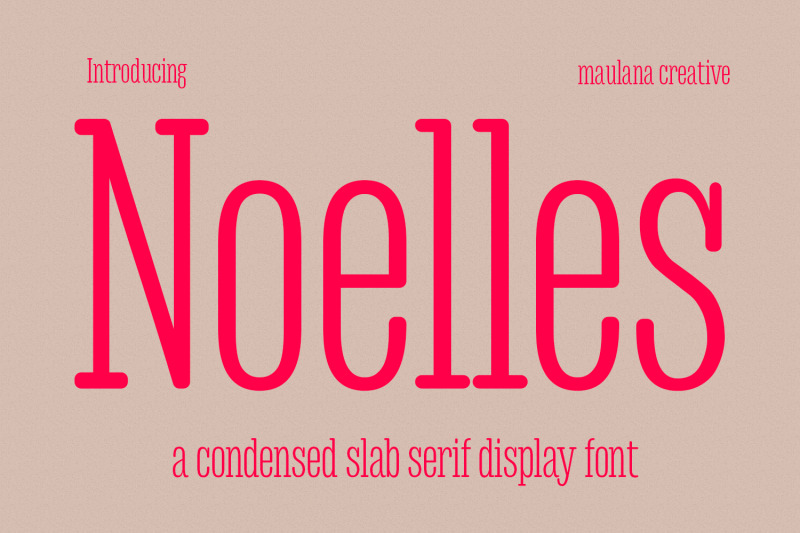 noelles-condensed-display-font