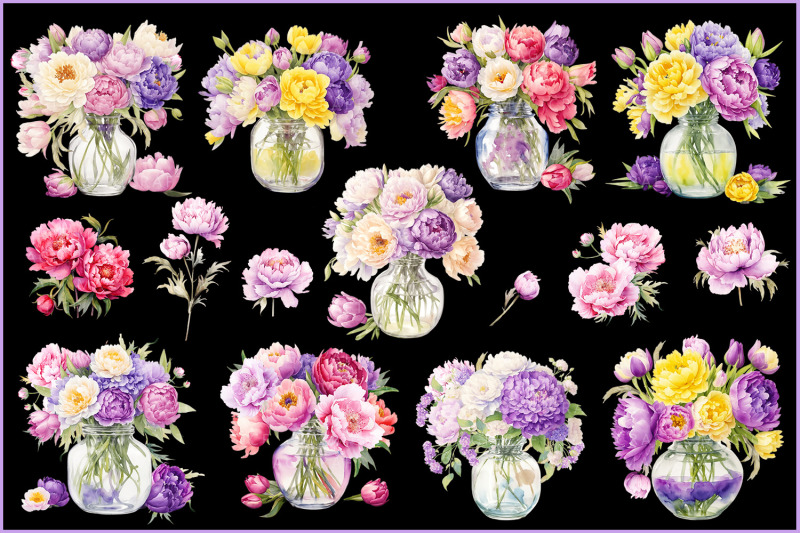 peonies-png-clipart-bouquet-provence-png-floral-bundle