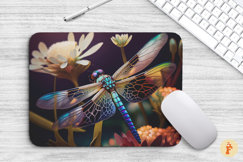 beautiful-dragonfly-mouse-pad-bundle