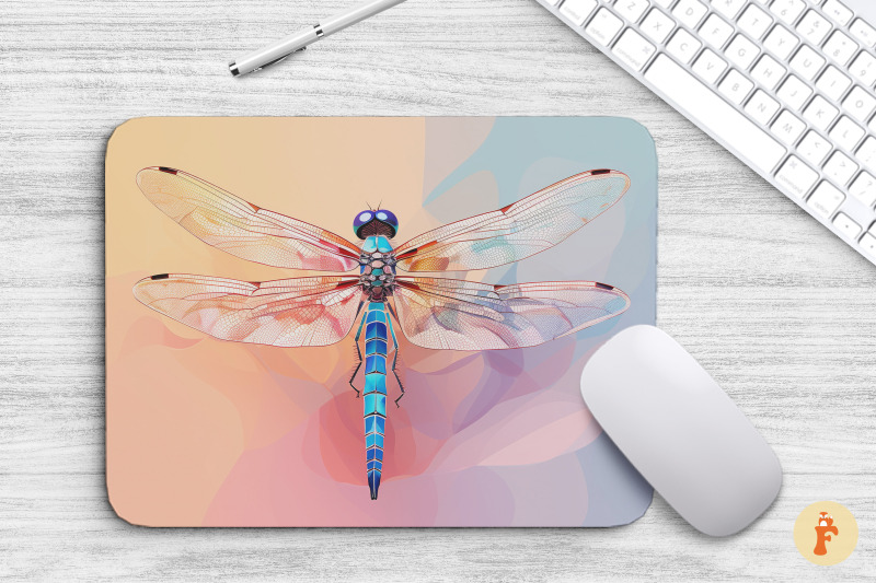 mouse-pad-aesthetic-flying-dragonfly