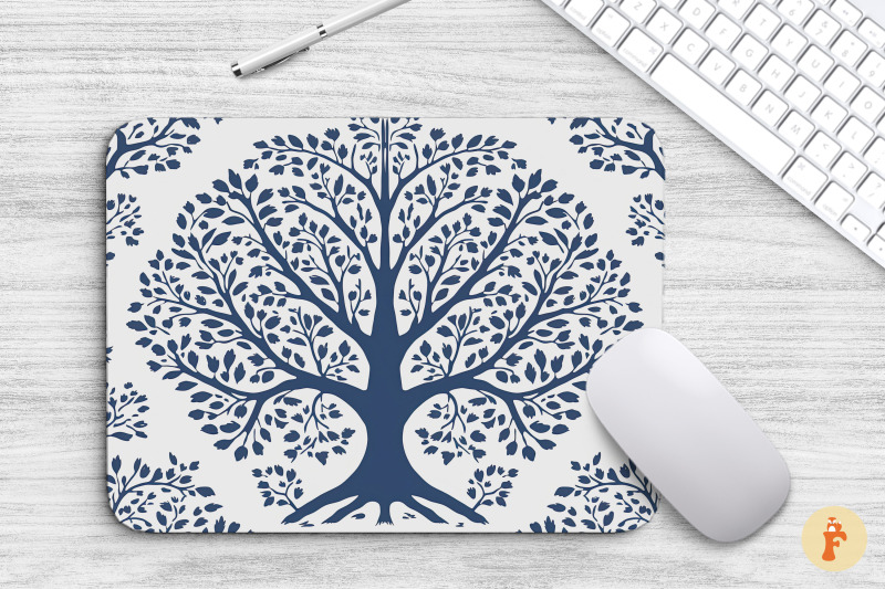 mouse-pad-simple-tree-of-life-pattern