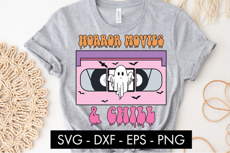 retro-horror-movies-and-chill-svg-cut-file-png-sublimation