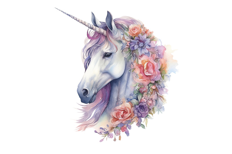 watercolor-fairytale-unicorns-clipart