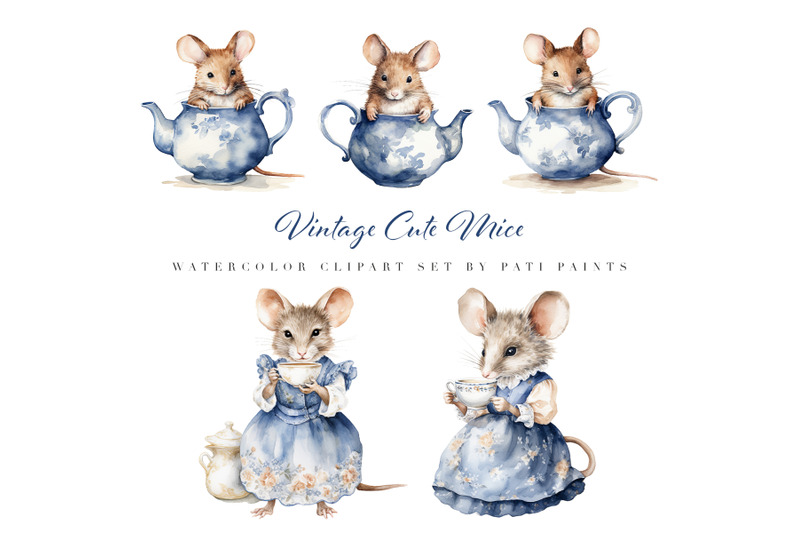 watercolor-vintage-mice-at-the-tea-nursery-clipart-set-cute-animal