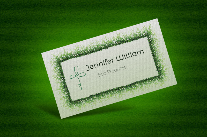eco-green-business-card-design-template