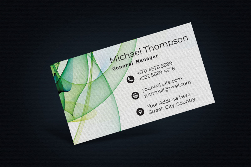 abstract-wave-business-card-design-template