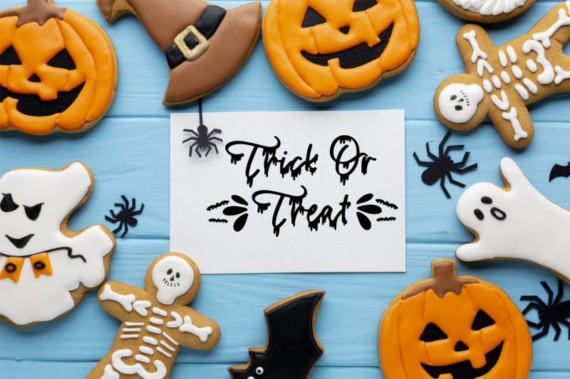 spooky-halloween-a-dripping-script-font-with-bonus-doodles