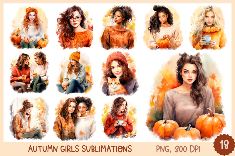 watercolor-fall-girl-sublimation-women-with-pumpkin-print