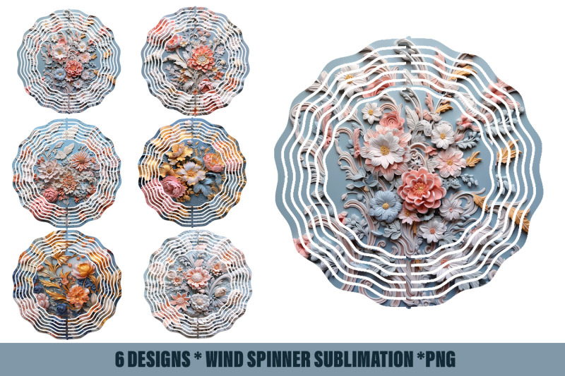 wind-spinner-sublimation-3d-flowers-wind-spinner-designs