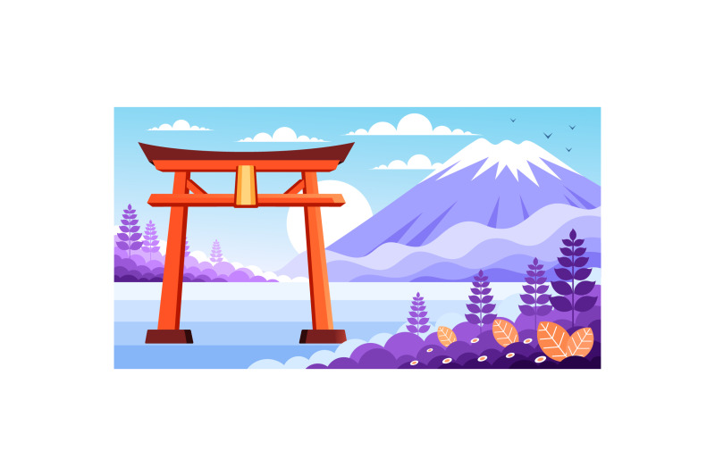 torii-gate-japanese-illustration