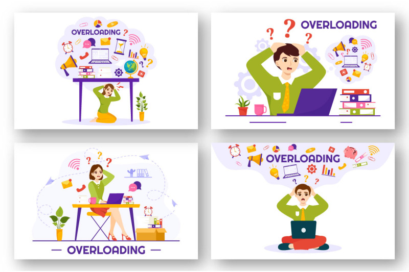 12-overloading-business-illustration