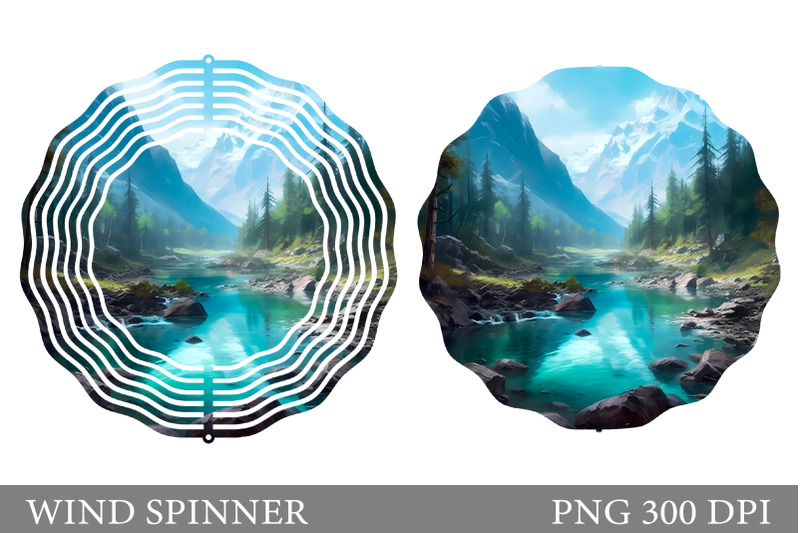 3d-river-wind-spinner-3d-mountains-spinner-sublimation