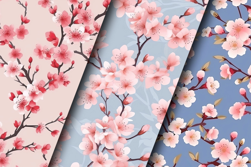 cherry-blossom-flowers-seamless-pattern-digital-papers