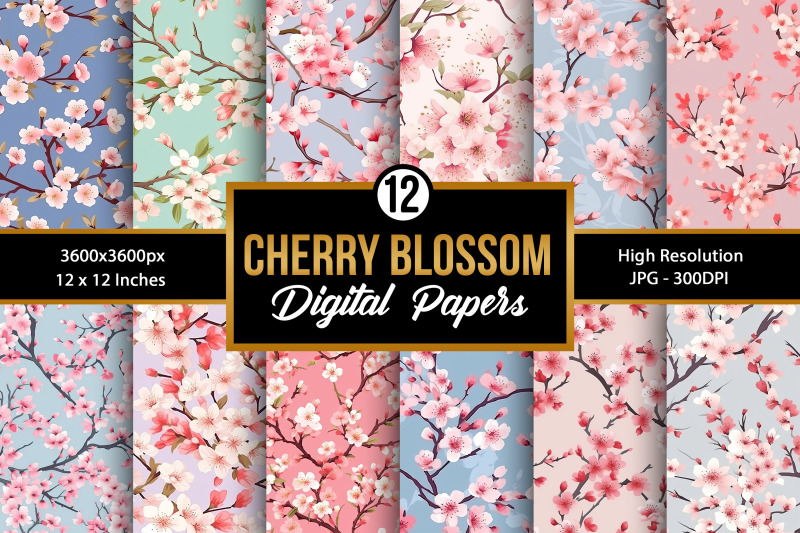 cherry-blossom-flowers-seamless-pattern-digital-papers