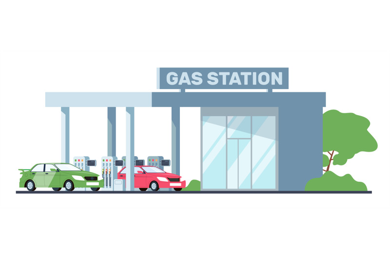 cars-are-refueled-with-gasoline-at-gas-station-automobile-refill-serv