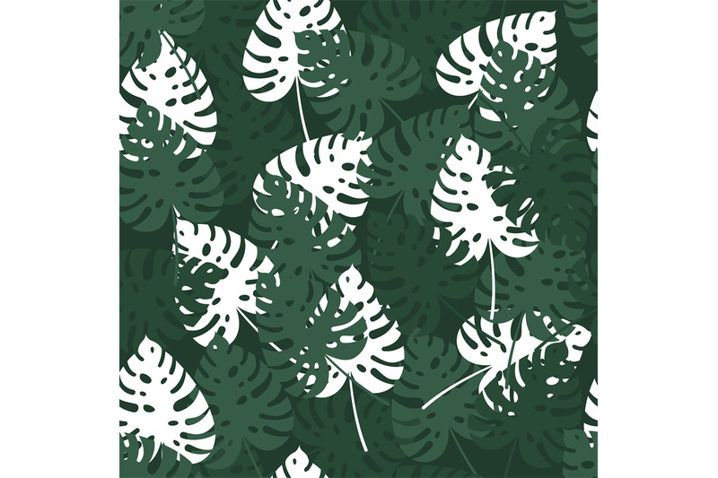 seamless-palm-leaf-pattern-tropical-summer-texture-with-green-and-whi