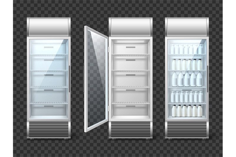 realistic-fridge-with-drinks-supermarket-equipment-empty-and-full-st